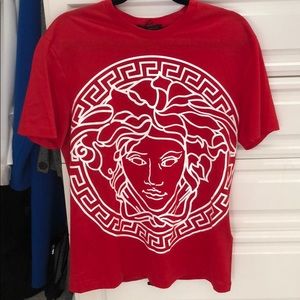 Red Versace t shirt. Brand new with tags